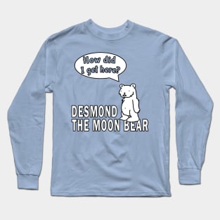 Desmond the Moon Bear Long Sleeve T-Shirt